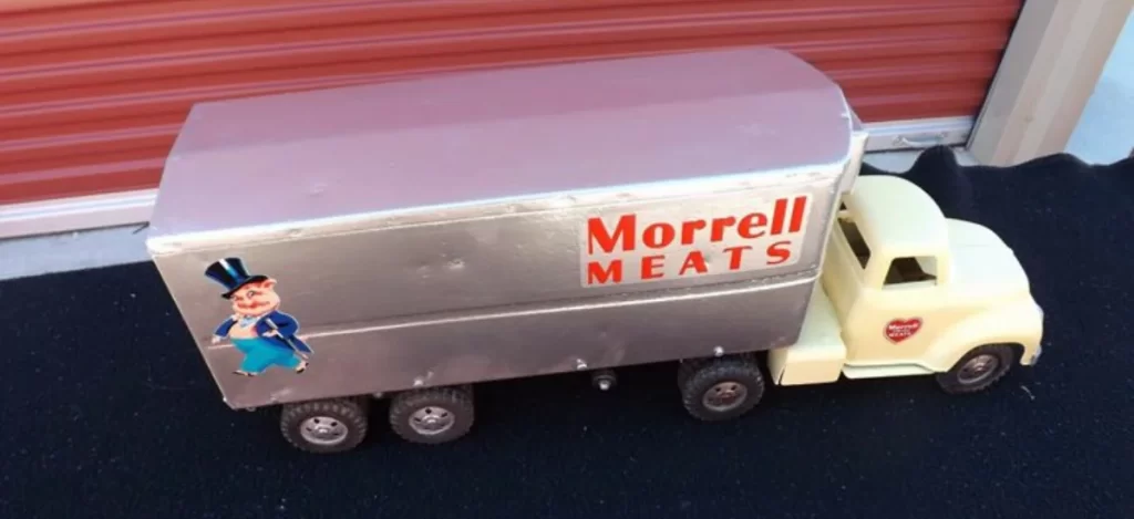 Tonka Morrell Meats Refrigerated Truck from the 1960s